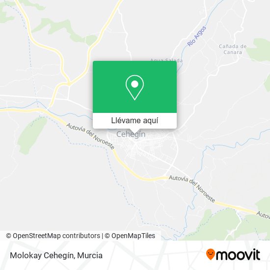 Mapa Molokay Cehegín