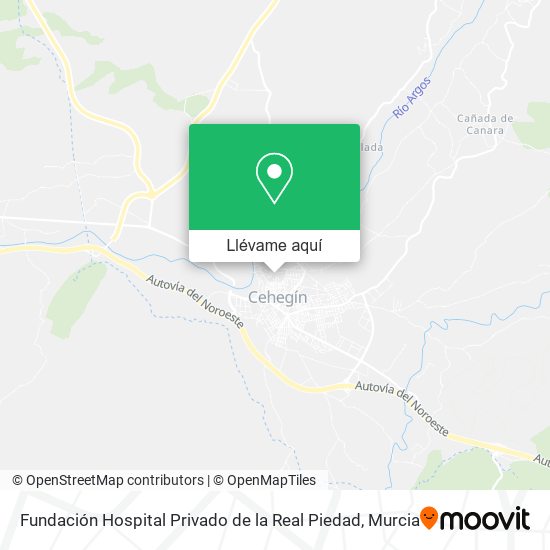 Mapa Fundación Hospital Privado de la Real Piedad
