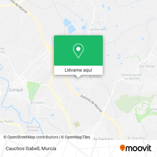 Mapa Cauchos Gabell