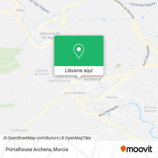 Mapa Portalhouse Archena