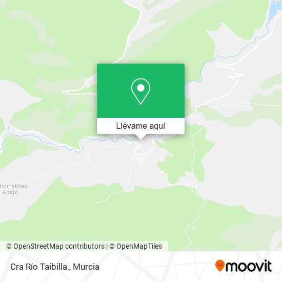 Mapa Cra Río Taibilla.