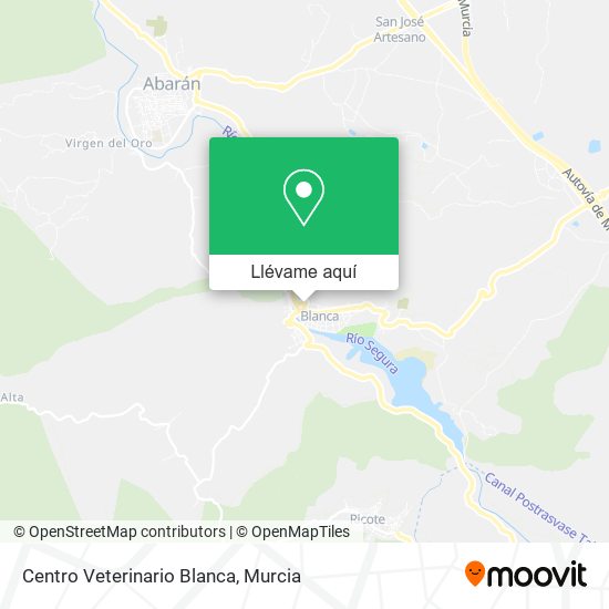 Mapa Centro Veterinario Blanca