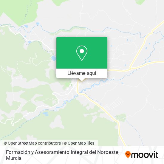 Mapa Formación y Asesoramiento Integral del Noroeste