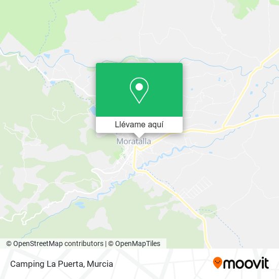 Mapa Camping La Puerta