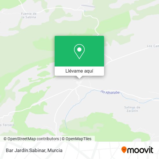 Mapa Bar Jardín.Sabinar
