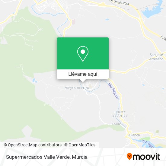 Mapa Supermercados Valle Verde