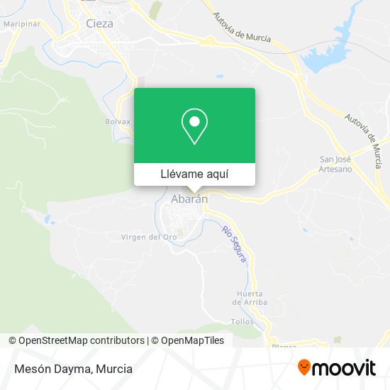 Mapa Mesón Dayma