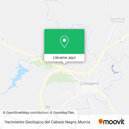 Mapa Yacimiento Geológico del Cabezo Negro