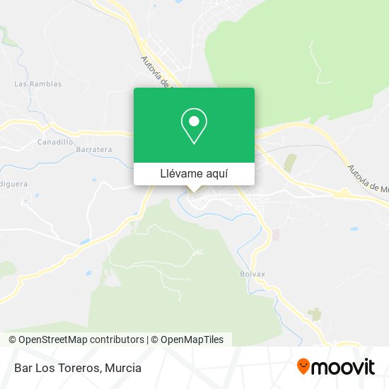 Mapa Bar Los Toreros