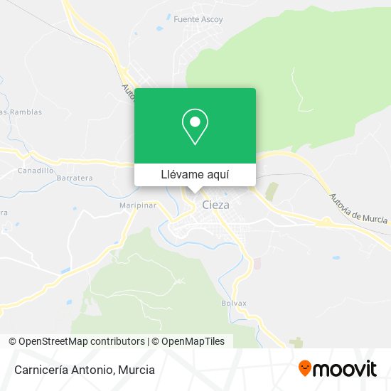 Mapa Carnicería Antonio