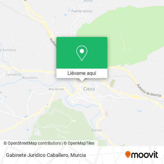 Mapa Gabinete Jurídico Caballero