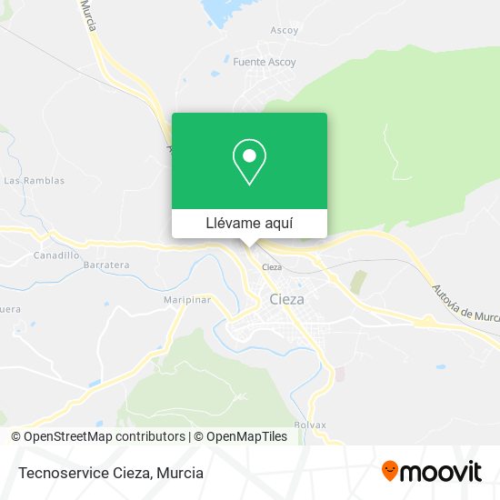 Mapa Tecnoservice Cieza