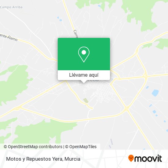 Mapa Motos y Repuestos Yera