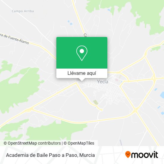 Mapa Academia de Baile Paso a Paso