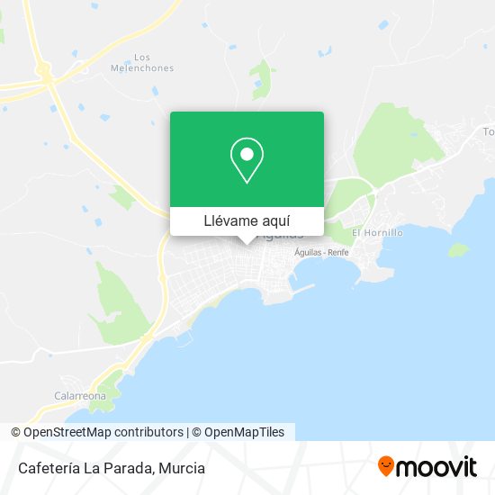 Mapa Cafetería La Parada
