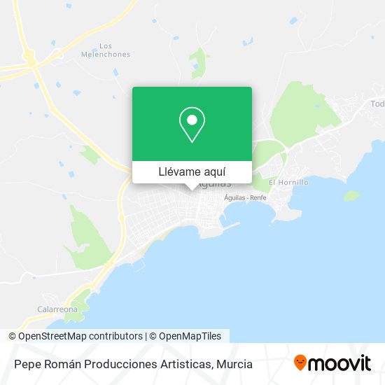 Mapa Pepe Román Producciones Artisticas