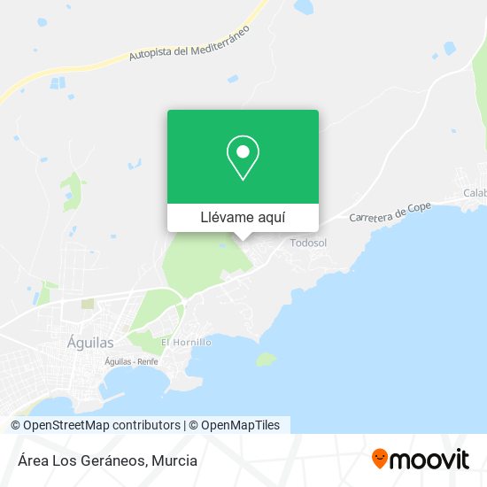 Mapa Área Los Geráneos