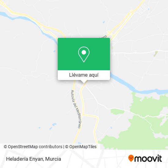 Mapa Heladería Enyan