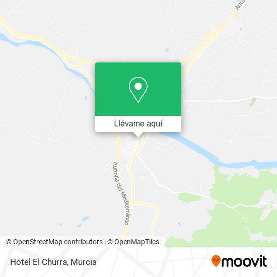 Mapa Hotel El Churra
