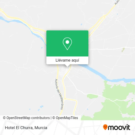 Mapa Hotel El Churra