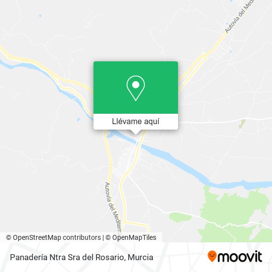 Mapa Panadería Ntra Sra del Rosario