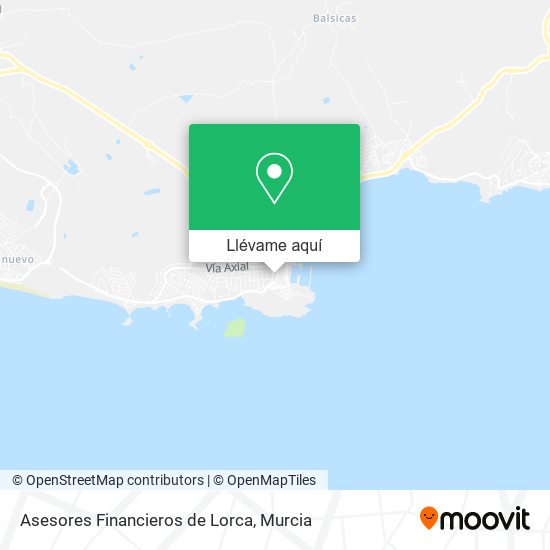 Mapa Asesores Financieros de Lorca