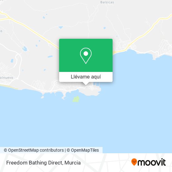 Mapa Freedom Bathing Direct