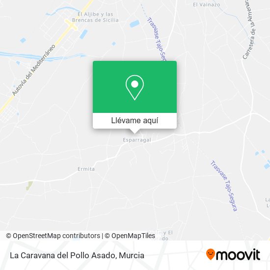 Mapa La Caravana del Pollo Asado