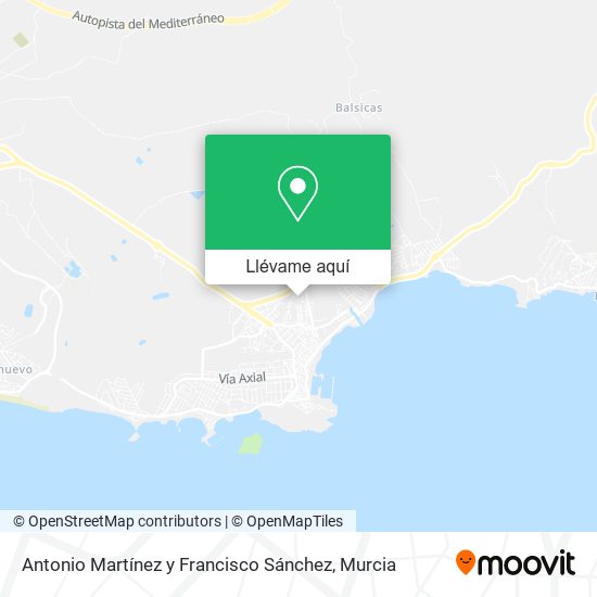 Mapa Antonio Martínez y Francisco Sánchez