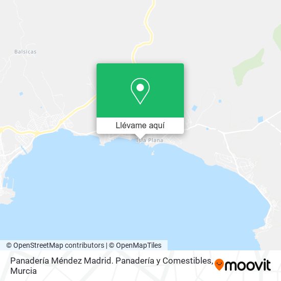 Mapa Panadería Méndez Madrid. Panadería y Comestibles