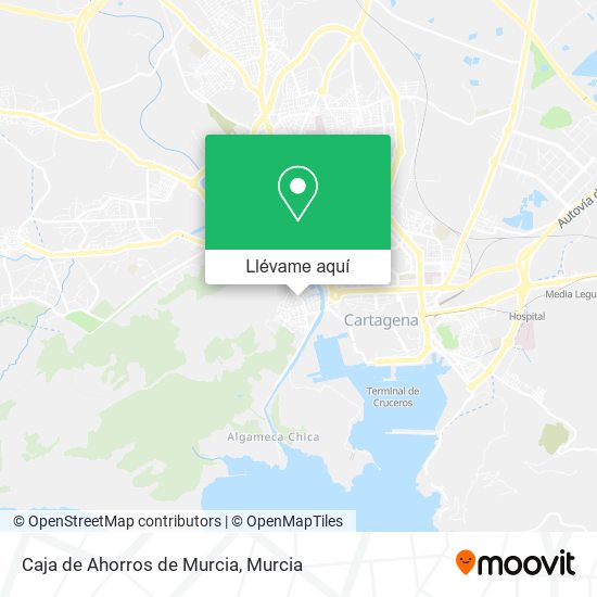 Mapa Caja de Ahorros de Murcia