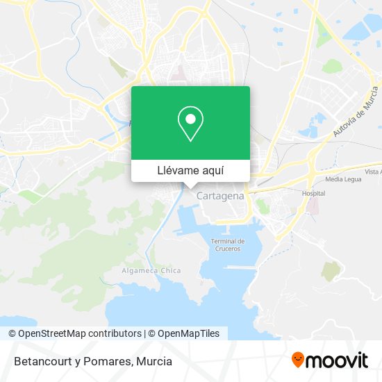 Mapa Betancourt y Pomares