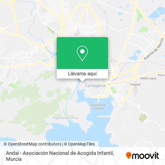 Mapa Andai - Asociación Nacional de Acogida Infantil