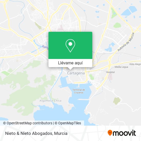 Mapa Nieto & Nieto Abogados