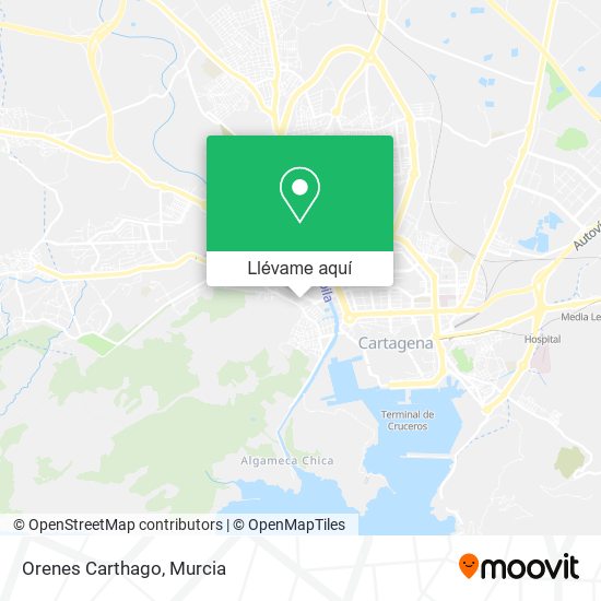 Mapa Orenes Carthago