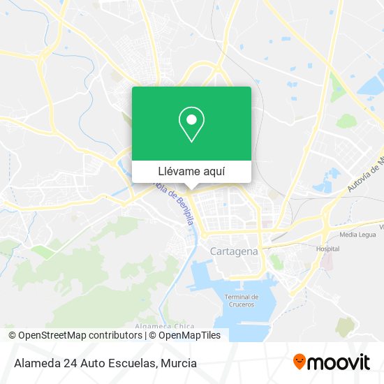 Mapa Alameda 24 Auto Escuelas