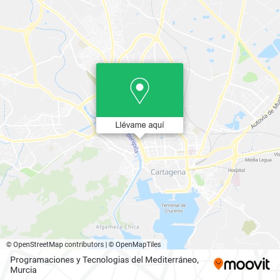 Mapa Programaciones y Tecnologias del Mediterráneo