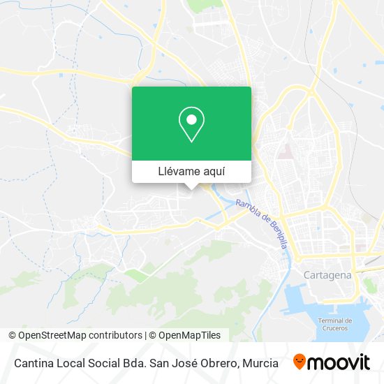 Mapa Cantina Local Social Bda. San José Obrero