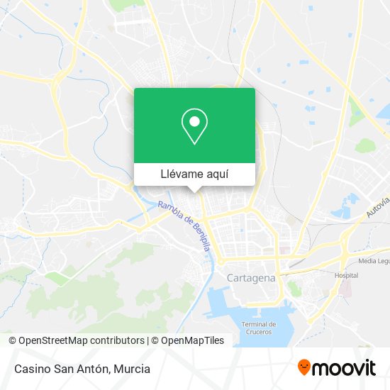 Mapa Casino San Antón