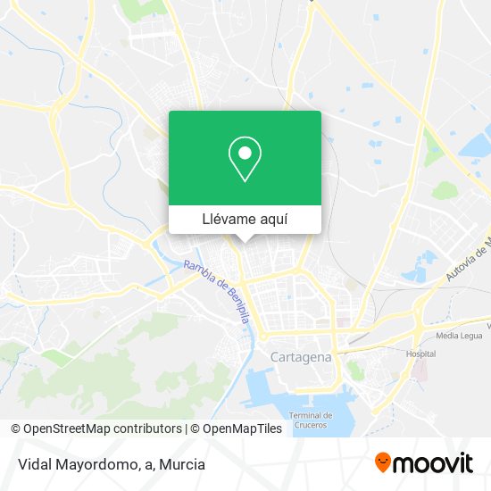 Mapa Vidal Mayordomo, a