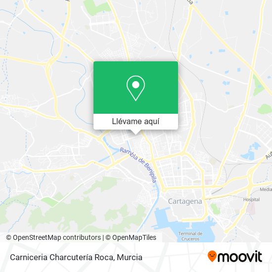 Mapa Carniceria Charcutería Roca