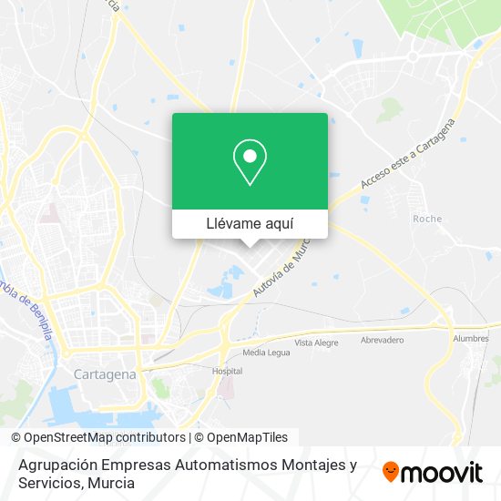 Mapa Agrupación Empresas Automatismos Montajes y Servicios