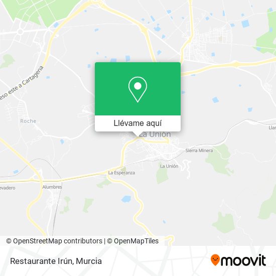 Mapa Restaurante Irún