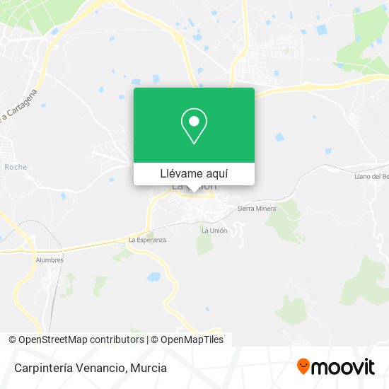 Mapa Carpintería Venancio