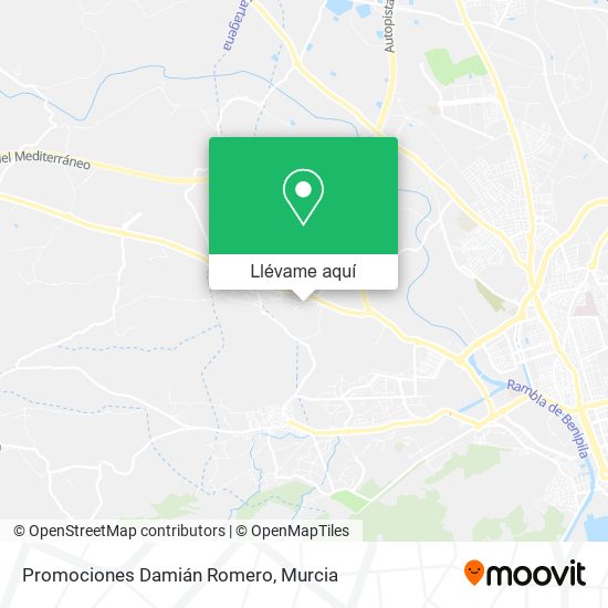 Mapa Promociones Damián Romero