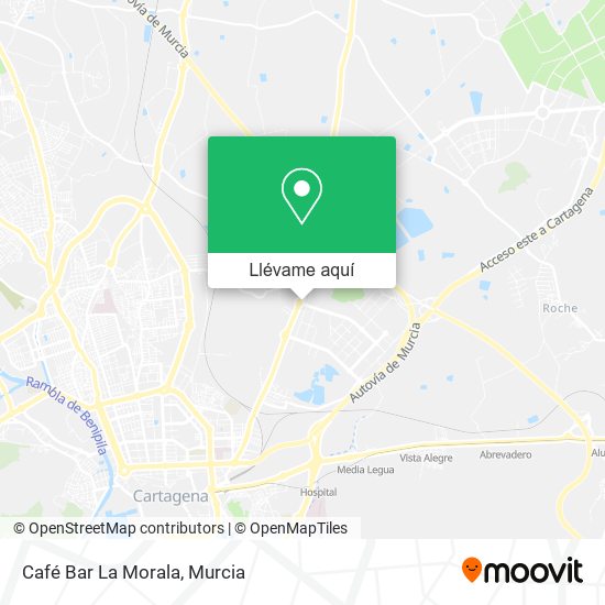 Mapa Café Bar La Morala