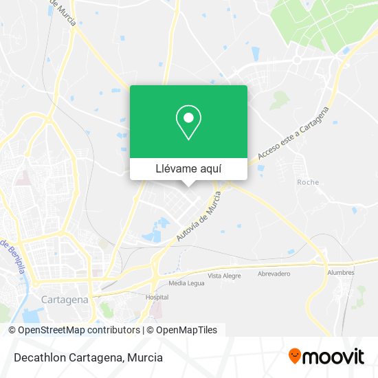 Mapa Decathlon Cartagena