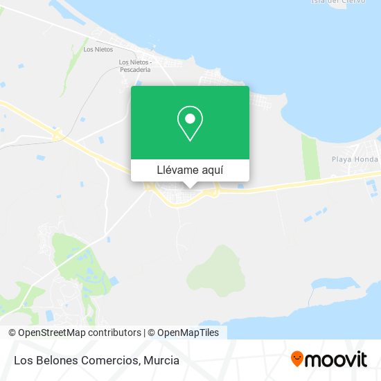 Mapa Los Belones Comercios