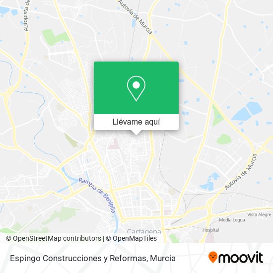 Mapa Espingo Construcciones y Reformas