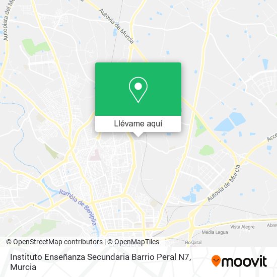 Mapa Instituto Enseñanza Secundaria Barrio Peral N7